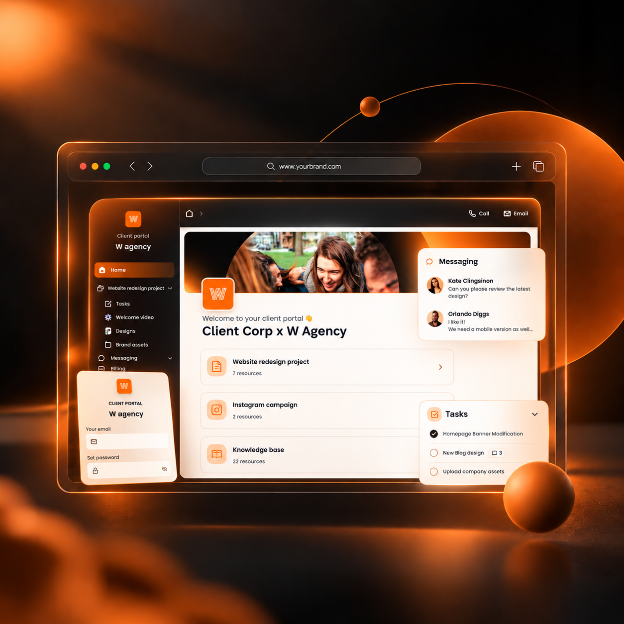CMS and Client Portal Development